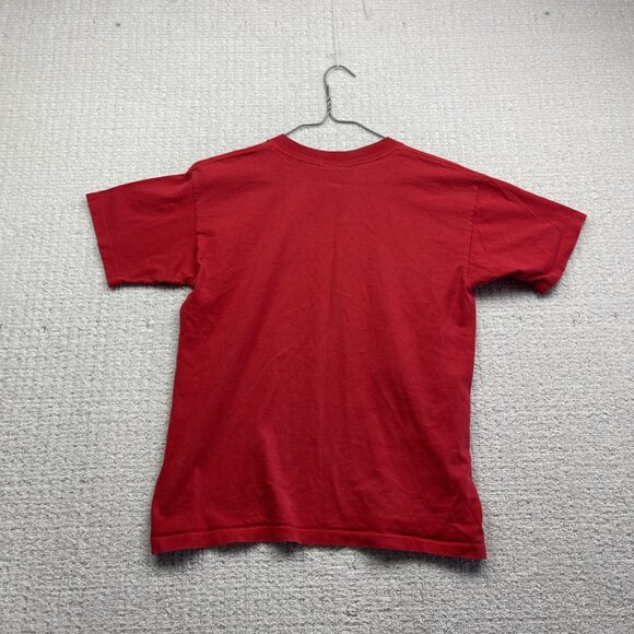 Y2K 2000s Boca Dragon Shirt Sz 5 Red Snowboarding Skate Tee - Picture 12 of 12